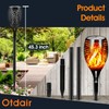 Otdair 96 LED Solar Lights Outdoor Upgraded 6 Pack, 43"