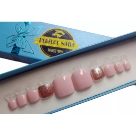 Perfect Nails Press On Uñas Postizas Press On  O Quita Y Pon Para Pies