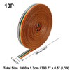 Sourcingmap Flat Ribbon Cable 10P Rainbow IDC Wire 1.27mm Pitch