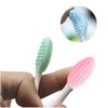 2 Pcs Lip Brush Tool,Double-Sided Silicone Exfoliating Lip Brush for