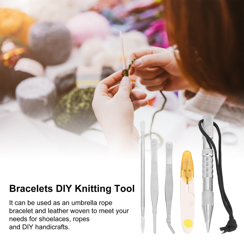 14Pcs/Set Paracord Needles Knitting Tool Paracord Stitching Needles Set Bracelets