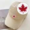 30PCS Mmaple Leaf Patch, Embroidered Iron-On Maple Leaf Embroidered Patch