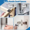 SuQurtom 2pcs 105 Degree Right Angle Drill Adapters Kit –
