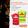 Fire Warden Yellow High Visibility Hi Vis Viz Vest Safety