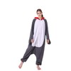 Men's Grey Shark Onesie Adult Unisex Animal Cosplay Costume One