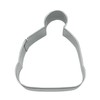 Staedter Ski Cap Shape Cookie Cutter, Silver