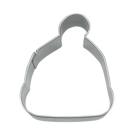 Staedter Ski Cap Shape Cookie Cutter, Silver