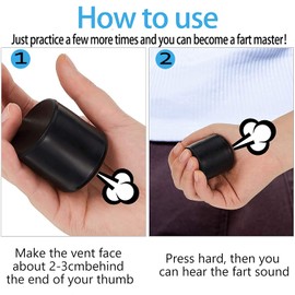CRTEPST Pooter Fart Machine Toy Rubber Le Tooter Create Farting Natural Sound Best Novelty Gag Gifts Joke Children's Day Party Toy(Black55)