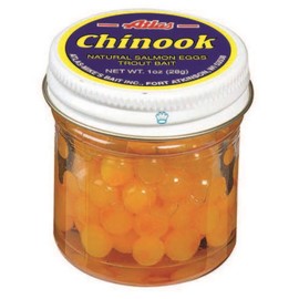 Atlas Mike's Chinook Cheese Salmon Fishing Bait Eggs, 1-Ounce, Yellow