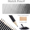 MAIHUO 12 Pcs Graphite Pencils Set,Drawing Sketch Pencil Set,Art Set
