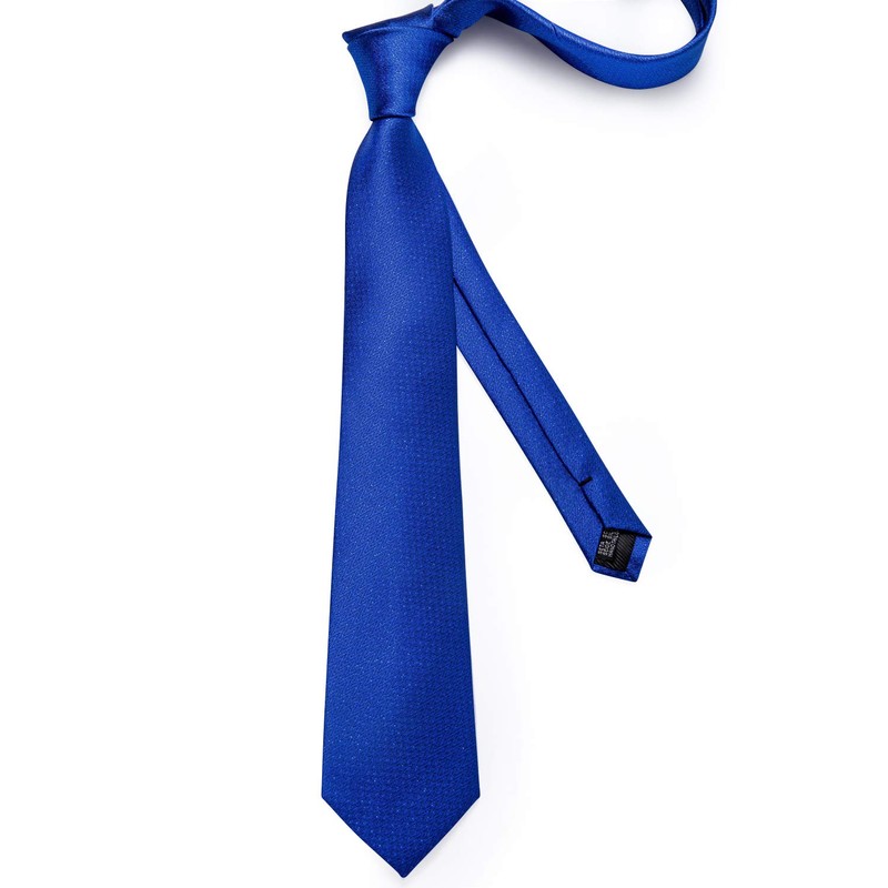 DiBanGu Solid Tie - Conjunto de corbata y pañuelo de