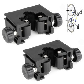 CyclingDeal Bike Tire Bicycle Clip Storage Wall Mount Rack - Premium Quality Clip for Outdoor & Indoor - Safe & Secure for Storing Road Mountain Bikes in Garage or Home - Road Bike 23-28mm (Pack of 2)