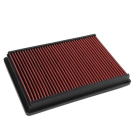 DNA Motoring AFPN-220-RD Clean Air Washable Drop In Panel Air Filter Enhance Engine Performance [Compatible with 02-20 Dodge RAM 1500/02-10 RAM 2500/02-10 RAM 3500/02-10 RAM PICKUP]