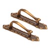 2pcs Barn Door Handle Heavy Duty Bronze Surface Mounted Sliding