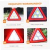 Warning signal lamp triangular indicator board led folding shutter reflector