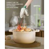 LANVIYA Vegetable Steamer Basket,2 Layer Large Capacity Food Steamer for