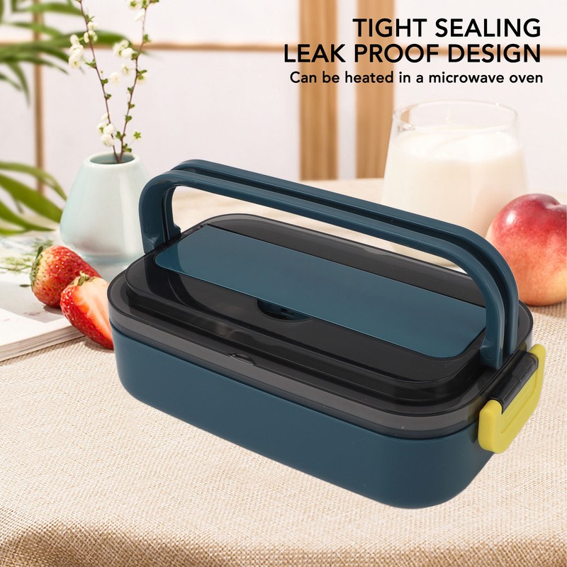 304 Stainless Steel Bento Box Adult Lunch Box Single Layer