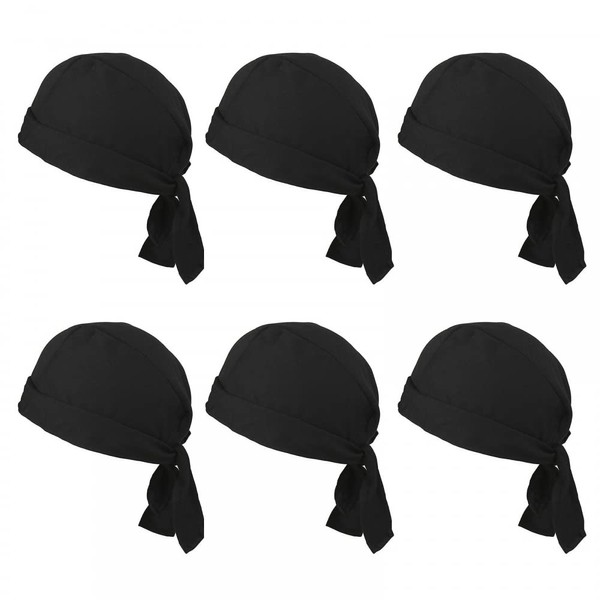 DONGKER DOO Rag Dew Rags, Pack of 6 Durag Cap