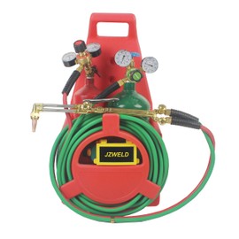 JZWELD Oxygen Acetylene Regulator Set, Welding Cutting Torch Regulators Oxygen &Acetylene Gauges,Oxygen&Acetylene Regulator Combo（CGA540 and CGA200）