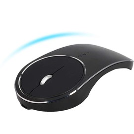 M ugast Ratón inalámbrico, ratón ergonómico Recargable inalámbrico de 2.4G para Juegos, aleación de Aluminio, Mouse inalámbrico silencioso para computadora, para Oficina/Juego/Uso Diario