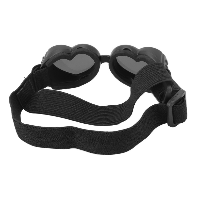 Dog Goggles Windproof Eye Protection Play Cool Handsome Adjustable Heart