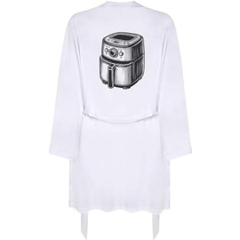 Azeeda Large 'Air Fryer' Adult Dressing Robe/Gown (RO00105835)
