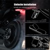 Ancable Motorcycle Reflector Set with T-Bracket and 3 Pieces 96