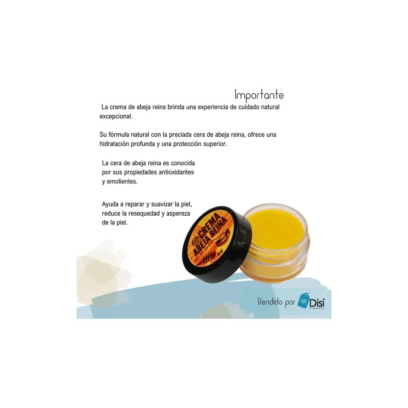 Queen Coffe Crema Para Cara Cera Abeja Reina 15 Gr