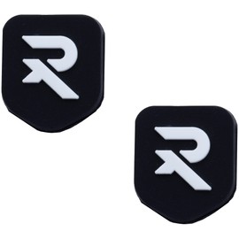 Raquex Tennis String Dampener (Pack of 2) - Vibration shock absorber for racket strings and tight fitting antivibration racquet accessory (Black)