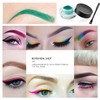 Green Eyebrow Gel, Brow Pomade, Brow Dye with Brush, Christmas