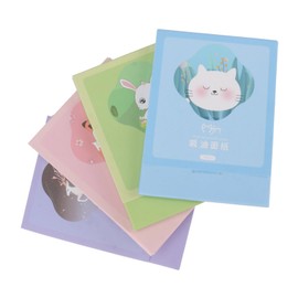 WOONEKY Face Cleaning Oil Paper 400pcs Compact Oil Absorbing Sheets Blotting Paper for Ladies Chic Design