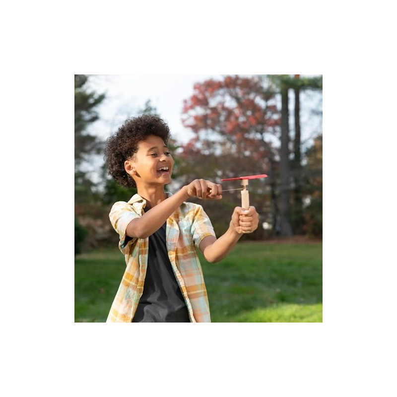 Kikkerland Huckleberry Pull Helicopter