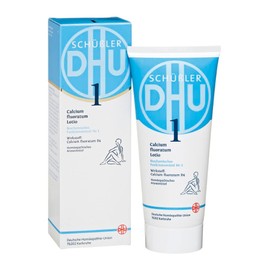 DHU Schüßler Salt No. 1 Calcium Fluoratum D4 - The Mineral Salt of Connective Tissue, Joints and Skin - The Original, 200 ml Lotion