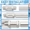 ChillWaves 304 Stainless Steel In-Line Split Check Valve 3/8" NPT