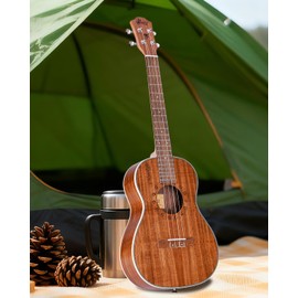 Winzz Baritone Ukulele 30 Inch for Adults Teens Beginners & Prof, KOA Wood