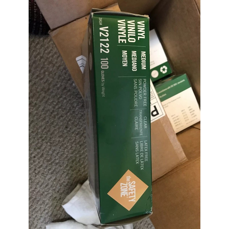 vinyl food service gloves Size Medium