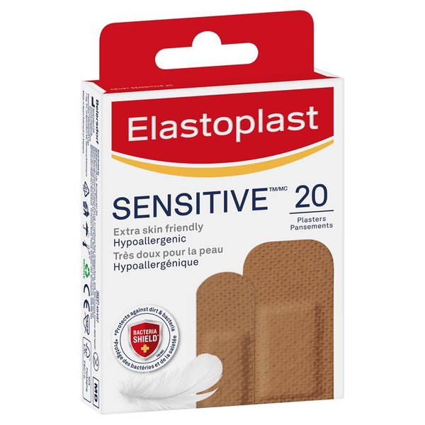 Elastoplast Sensitive Skin Tone Plasters 20 Medium