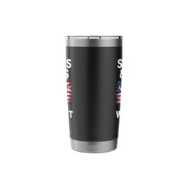 shields and axes we trust american viking norse mythology Stainless Steel Insulated Tumbler