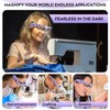 Dilzekui Magnifying Glass w/Light,1.5X-5X Magnifying Glasses Acrylic Lenses