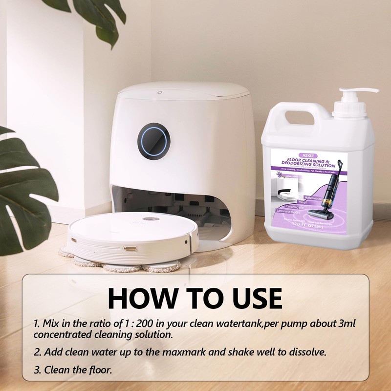 170 FL OZ Floor Cleaning Solution,Floor Cleaner for Mopping with