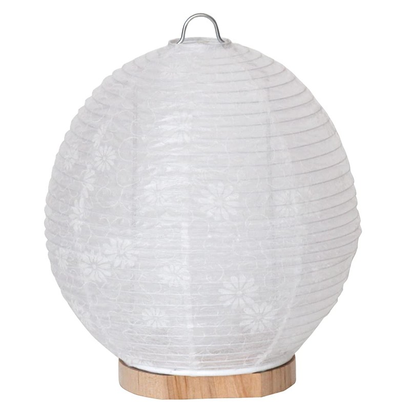 Bon Lantern, No.1185, White Pattern, Cordless LED, For First Bon