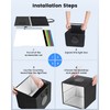 Fasonic 12"x12" Portable Photo Studio Light Box Photography, Professional Dimmable