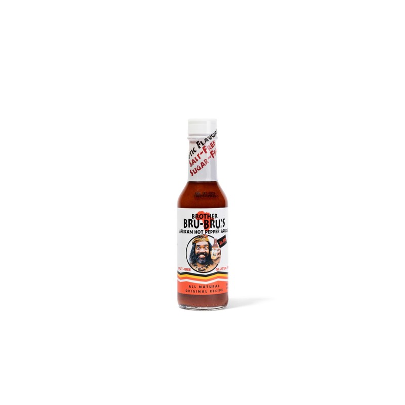 Brother Bru-Bru’s Hot Sauce – No Sodium, Salt Free, Sugar