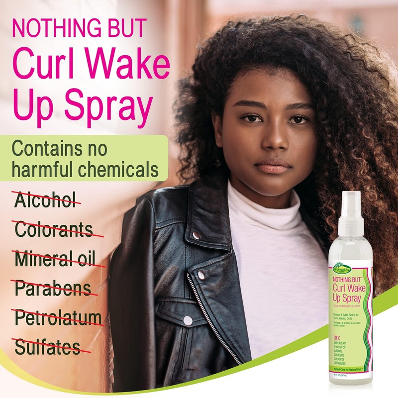 NOTHING BUT Curl Wake Up Spray - Sulfate-Free Defining, Refresher