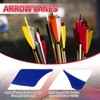 PATIKIL 4 Inch Arrow Vanes, 20 Pack Turkey Feather Fletching