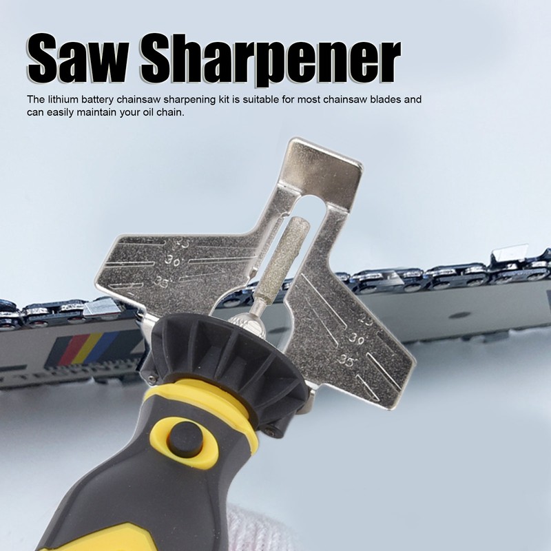 DC3.6V 2000mAh Chainsaw Sharpening Kit Chain Saw Grinder Tool Set