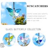 H&D HYALINE & DORA Indoor Butterfly Tiffany Style Stained Glass