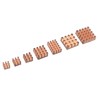 ZDE 20PCS Pure Copper Heatsinks CPU Cooler Heatsinks with Strong