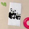 CafePress Two Pandas with Bamboo 30"x60" Absorbent Cotton Back, Soft