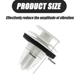 50 Pcs Car Mounting Clips, Body Bumper, Door Panel Reinforcement Clip Set, Nylon Plastic Car Clip Set, Universal Car Accessories, Mounting Clips, Door Trim Clips